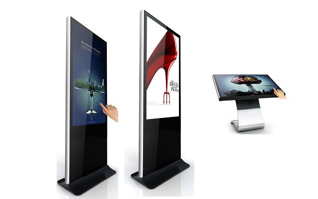 touch screen digital signage kiosk